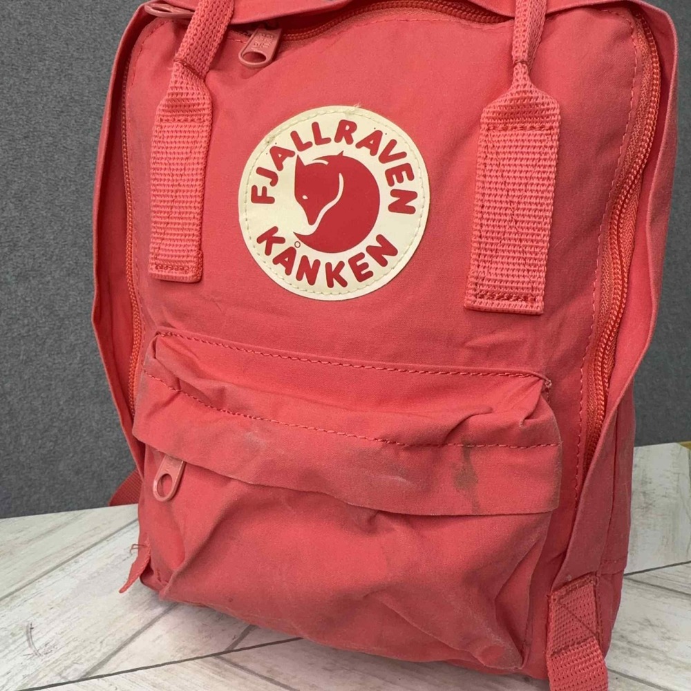 Fjallraven Kanken Classic Canvas Mini Backpack Peach Pink 11''‎ Outdoor Classic - Picture 2 of 10